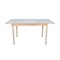 International Concepts Rectangle Table with Butterfly Extension, Unfinished, 32 in W, 48 in L, 30 in H, Wood, Unfinished K-T32X-330T - alternate 7